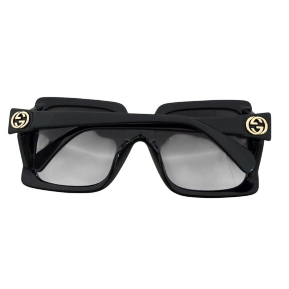 Gucci Gg0876sa Rectangular 59mm Sunglasses black oversized gradient main image 12